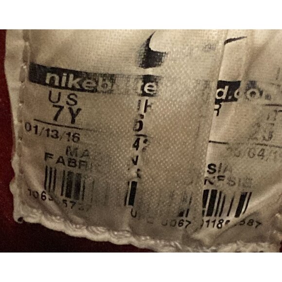 Nike Huarache Youth Size 7Y Red Athletic Sneakers shoes - Picture 7 of 7